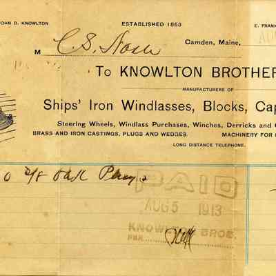 Billheads Collection 122