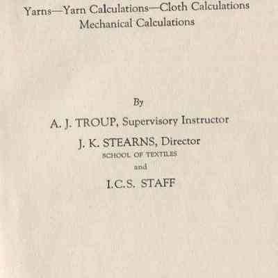 Yarns and Calculations