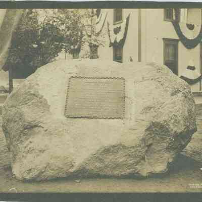 Conway Boulder on Elm Street in Camden: Copyright: None; Origformat: Print-Photographic