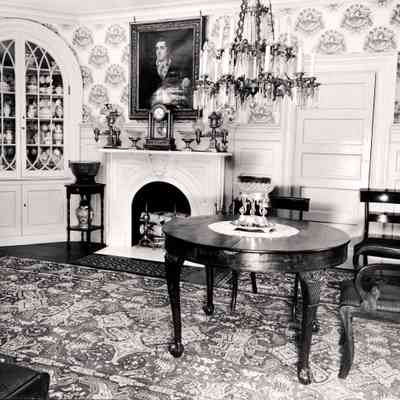 Interior of Hill Acres estate