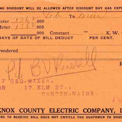 Billheads Collection 124