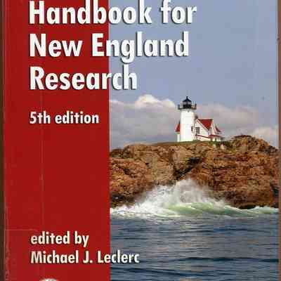 Genealogist's Handbook for New England Research