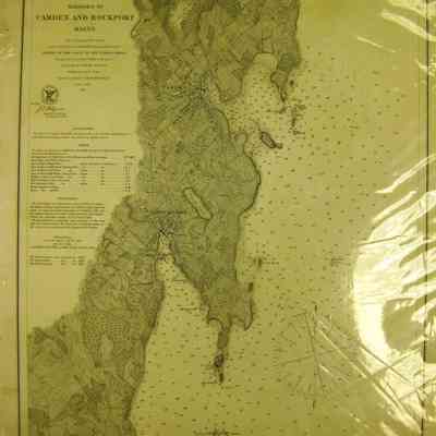 HARBORS OF CAMDEN AND ROCKPORT, MAINE. [1864/1865]