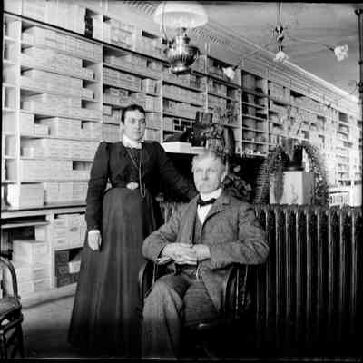 Interior of Mr. Burd's store