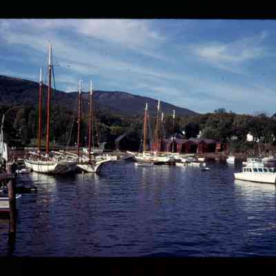 Inner harbor viewed from Willey Wharf, 1969