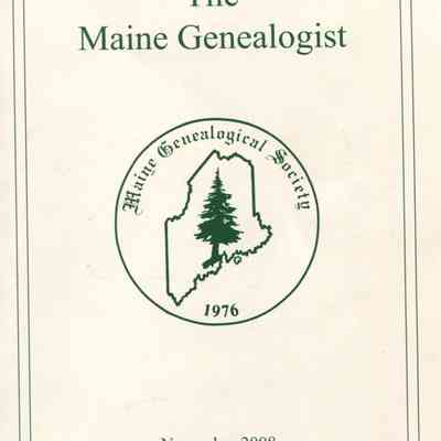 The Maine Genealogist