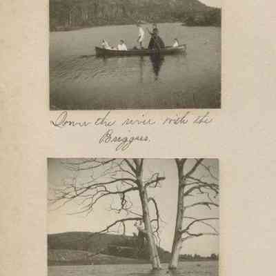 "Down the river with the Briggses."; "Left."