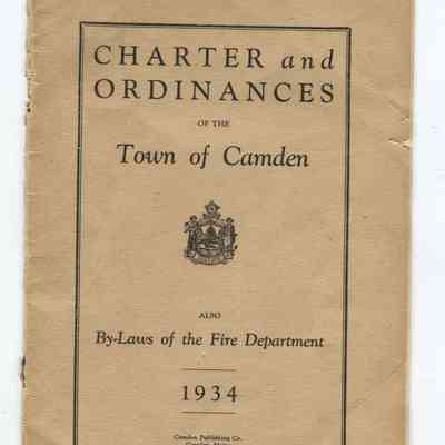 Charter & Ordinances of the Town of Camden