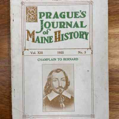 Sprague's Journal of Maine History