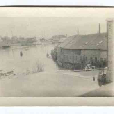 Camden Anchor-Rockland Machine Co. building on Camden harbor