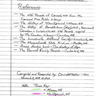 Barrett Family Genealogy