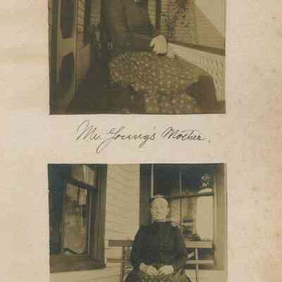 "Mr. Young's Mother."; "Another position."