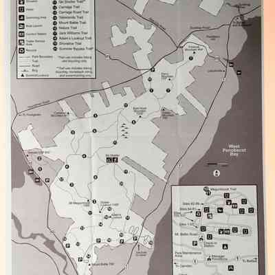 Camden Hills State Park Trails system