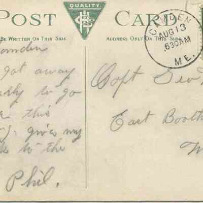 Bowley Collection Postcard 099 B