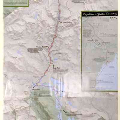 Arnold's Wilderness March trail map and guide