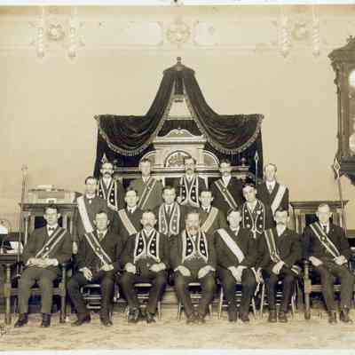 Officers of the Mt. Batttie Lodge