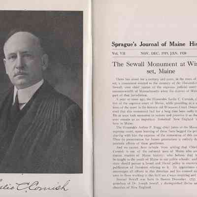 Sprague's Journal of Maine History