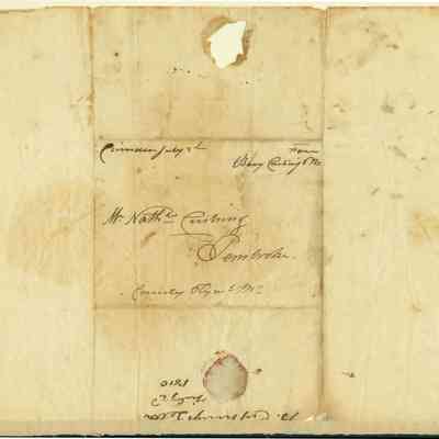 Cushing Letter - July 2, 1810