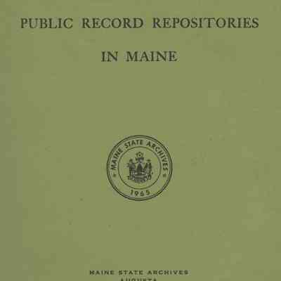 Public Record Repositories in Maine