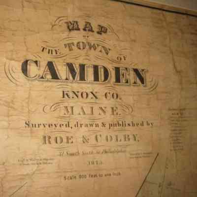 1875 map of Camden, Maine: Origformat: Other