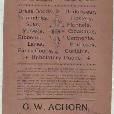 Letterheads from Camden area businesses