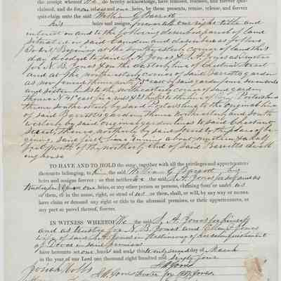 Trustees of N.B. Jones to William G. Barrett