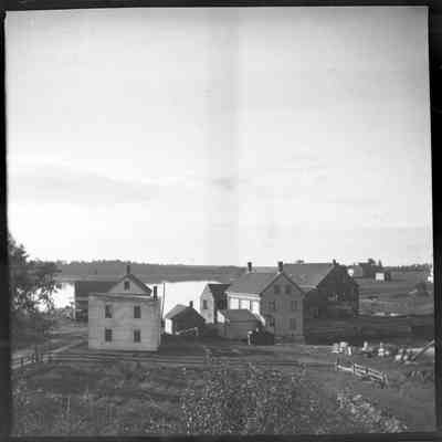 View from the Babb home in South Thomaston, 1900