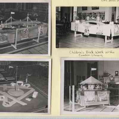 Children's book week display at the Camden Library circa 1950: Origformat: Print-Photographic
