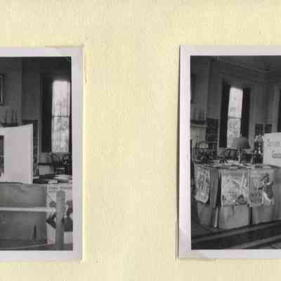 Children's book week display at the Camden library circa 1950: Origformat: Print-Photographic