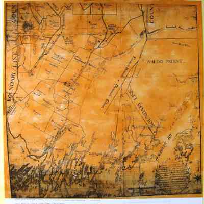 A PLAN OF THE COUNTY OF LINCOLN AS AT PRESENT IT STANDS ESTABLISHED BY THE LEGISLATURE