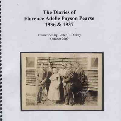 Diaries of Florence Adelle Payson Pearse (1936 & 1937)