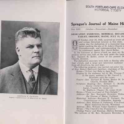 Sprague's Journal of Maine History