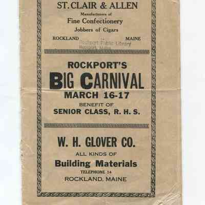 Rockport's Big Carnival
Rockport Carnival and Regatta; also Seaside Wonderland Program