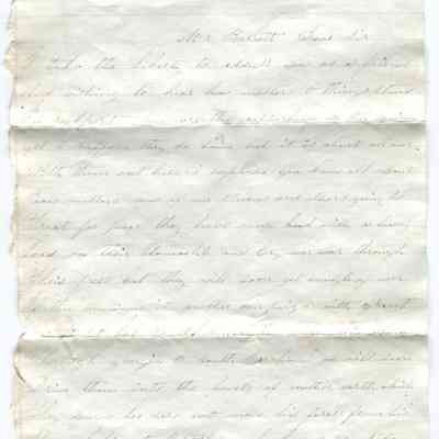 Letter from Petersburg, VA 1865