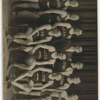 Rockport High School basketball team 1932-1933