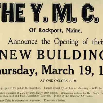 Rockport Y.M.C.A. Opening 1908