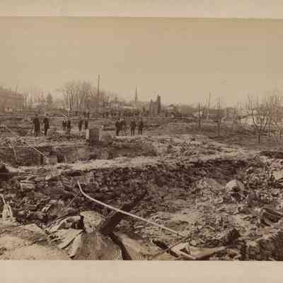 Ruins of downtown after the 1892 fire