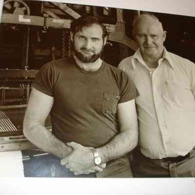 George "Bud" Chapin Jr. and father George Sr.: Copyright: None; Origformat: Print-Photographic