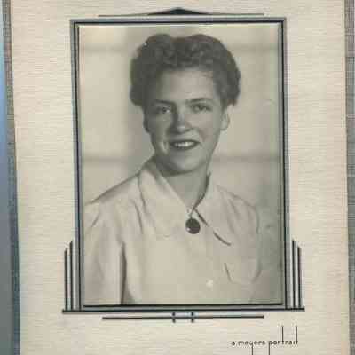 Unidentified student, CHS Class of 1939