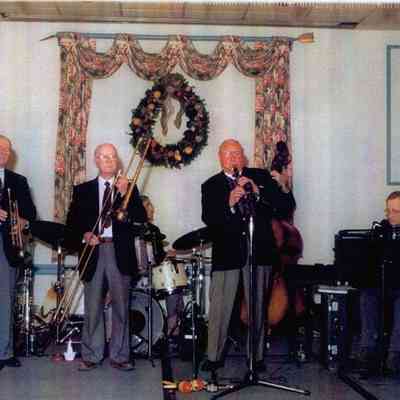 Band leader Stan Catell second from right