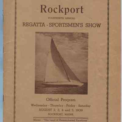 Rockport High School carnival program 1939