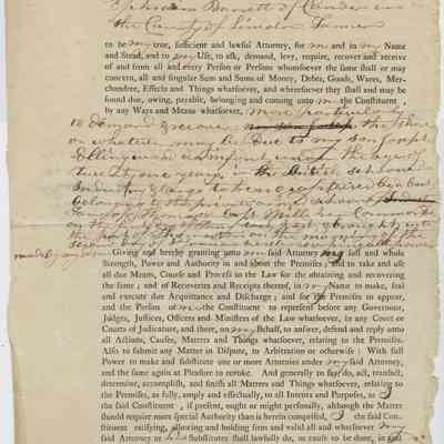 Ralph Ellingwood to Ephraim Barrett