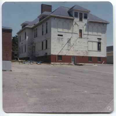 Demolition of Camden High School, 1980