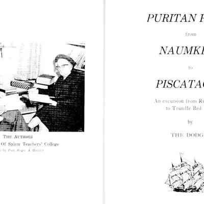 Puritan Paths from Naumkeag to Piscataqua