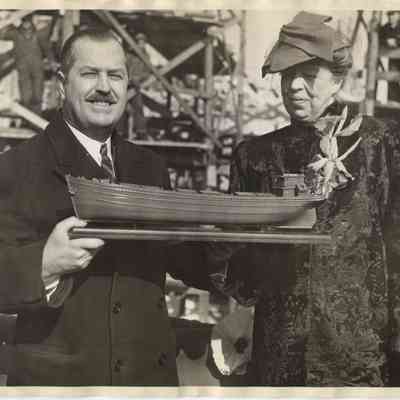 Governor Sumner Sewall & First Lady Eleanor Roosevelt