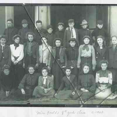 Miss Gould's 8th Grade Class circa 1902