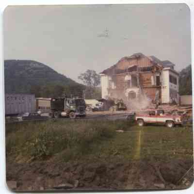 Demolition of Camden High School, July 1980: Origformat: Print-Photographic; Resolution: 400 dpi