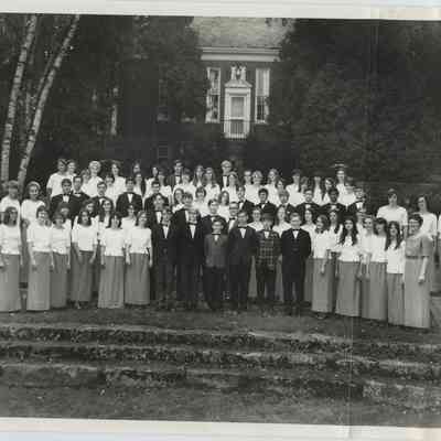 Camden Rockport High School chorus, 1970