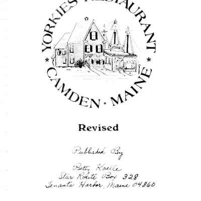 Cooking at Yorkies Restaurant, Camden, Maine