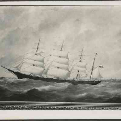 "Frederick Billings" built at Carleton-Norwood shipyard 1885: Origformat: Print-Photographic